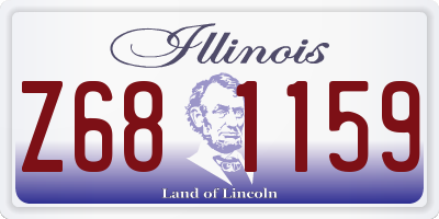 IL license plate Z681159
