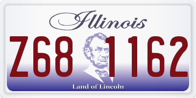 IL license plate Z681162