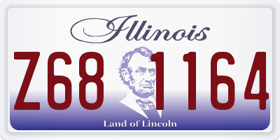 IL license plate Z681164