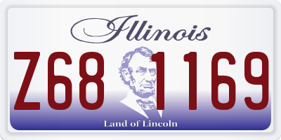 IL license plate Z681169
