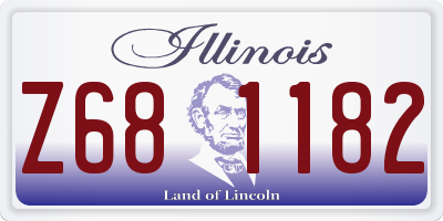 IL license plate Z681182