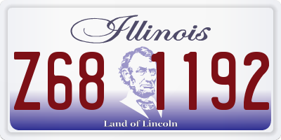 IL license plate Z681192