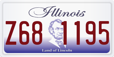 IL license plate Z681195