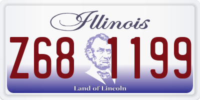 IL license plate Z681199