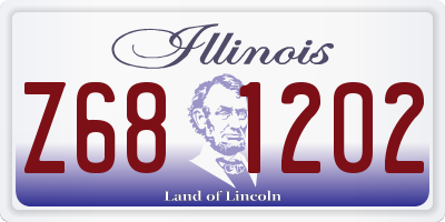 IL license plate Z681202