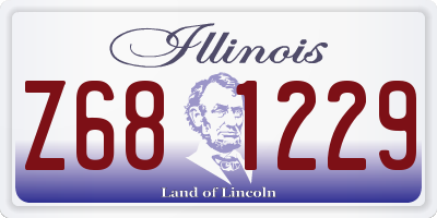 IL license plate Z681229