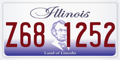 IL license plate Z681252