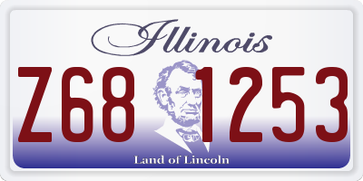 IL license plate Z681253