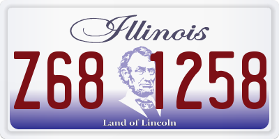 IL license plate Z681258