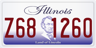 IL license plate Z681260