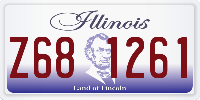 IL license plate Z681261