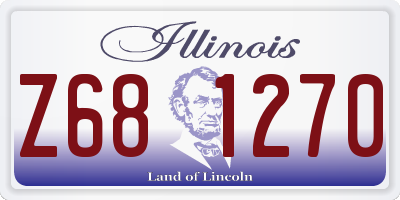 IL license plate Z681270