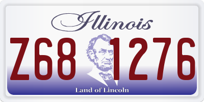IL license plate Z681276