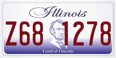 IL license plate Z681278