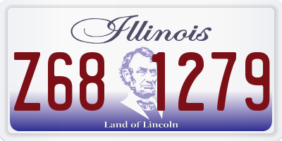IL license plate Z681279