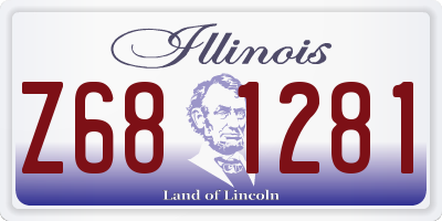 IL license plate Z681281