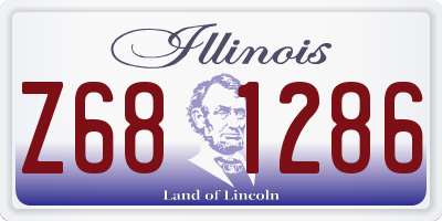 IL license plate Z681286