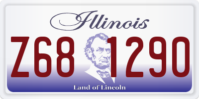 IL license plate Z681290