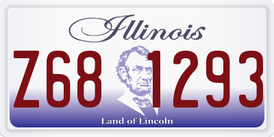 IL license plate Z681293