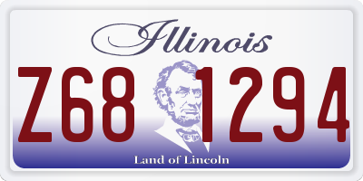 IL license plate Z681294