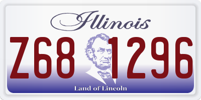 IL license plate Z681296