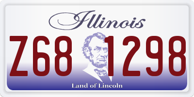IL license plate Z681298