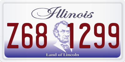 IL license plate Z681299