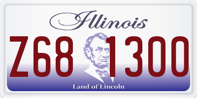 IL license plate Z681300
