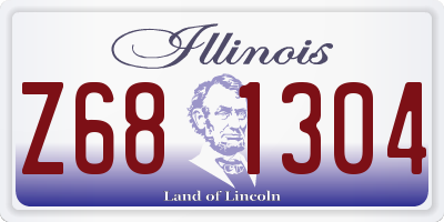 IL license plate Z681304