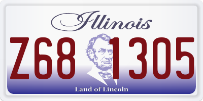 IL license plate Z681305