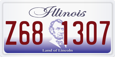 IL license plate Z681307