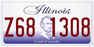 IL license plate Z681308
