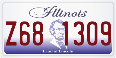 IL license plate Z681309