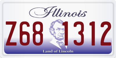 IL license plate Z681312