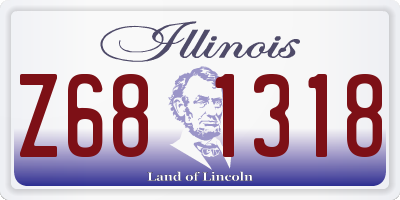 IL license plate Z681318