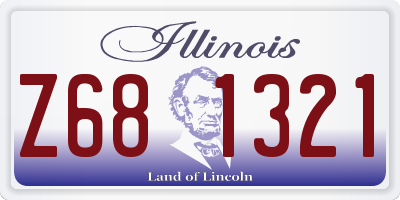 IL license plate Z681321