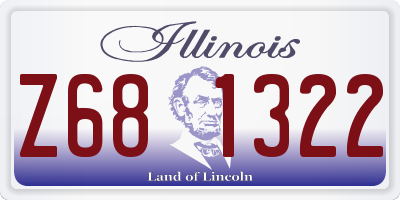 IL license plate Z681322