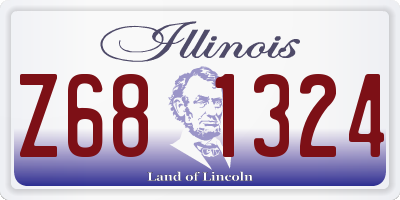 IL license plate Z681324