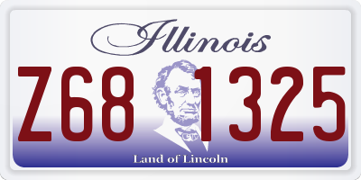 IL license plate Z681325