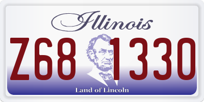 IL license plate Z681330