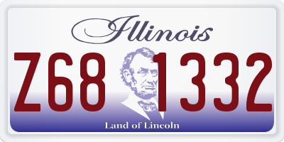 IL license plate Z681332