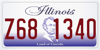 IL license plate Z681340
