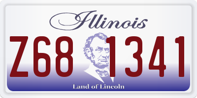 IL license plate Z681341