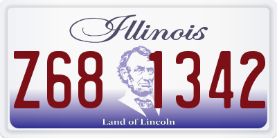 IL license plate Z681342