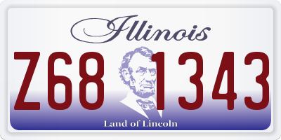 IL license plate Z681343