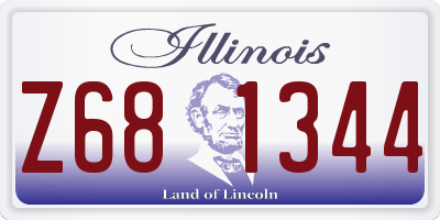 IL license plate Z681344