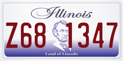 IL license plate Z681347