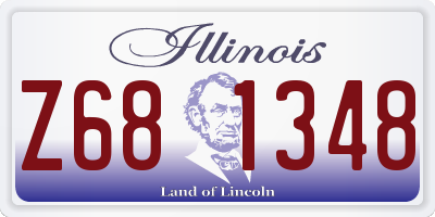 IL license plate Z681348