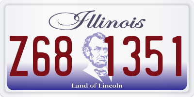 IL license plate Z681351
