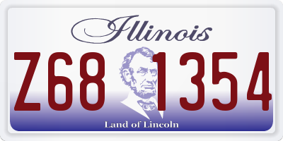 IL license plate Z681354